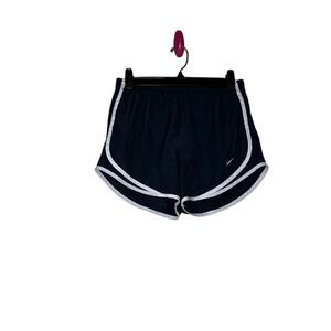Nike Dri-Fit Women's Navy Blue Running Shorts S Mesh Panels Elastic Wais…